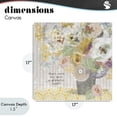 thumbnail image 4 of Stupell Industries Shabby Chic Floral Inspirations Grateful Heart Canvas Art, 17 x 17, by Suzanne Nicoll, 4 of 8