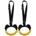 thumbnail image 1 of Luxshiny 1 Pair Fitness Rings Steel Non Slip Handles for Children Home Workout, 1 of 8
