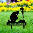 thumbnail image 5 of HELLOYOUNG Metal Soldier Silhouette Sign Yard Decor Memorial Veterans Gift Independence Day Remembrance Wall Sculpture Home Garden Art Rustic Outdoor, 5 of 6