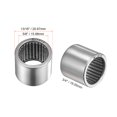 thumbnail image 2 of Uxcell 5/8x13/16x3/4" Needle Roller Bearings Open End Full Complement Drawn Cup ST14 Steel Silver Tone 1pcs, 2 of 5