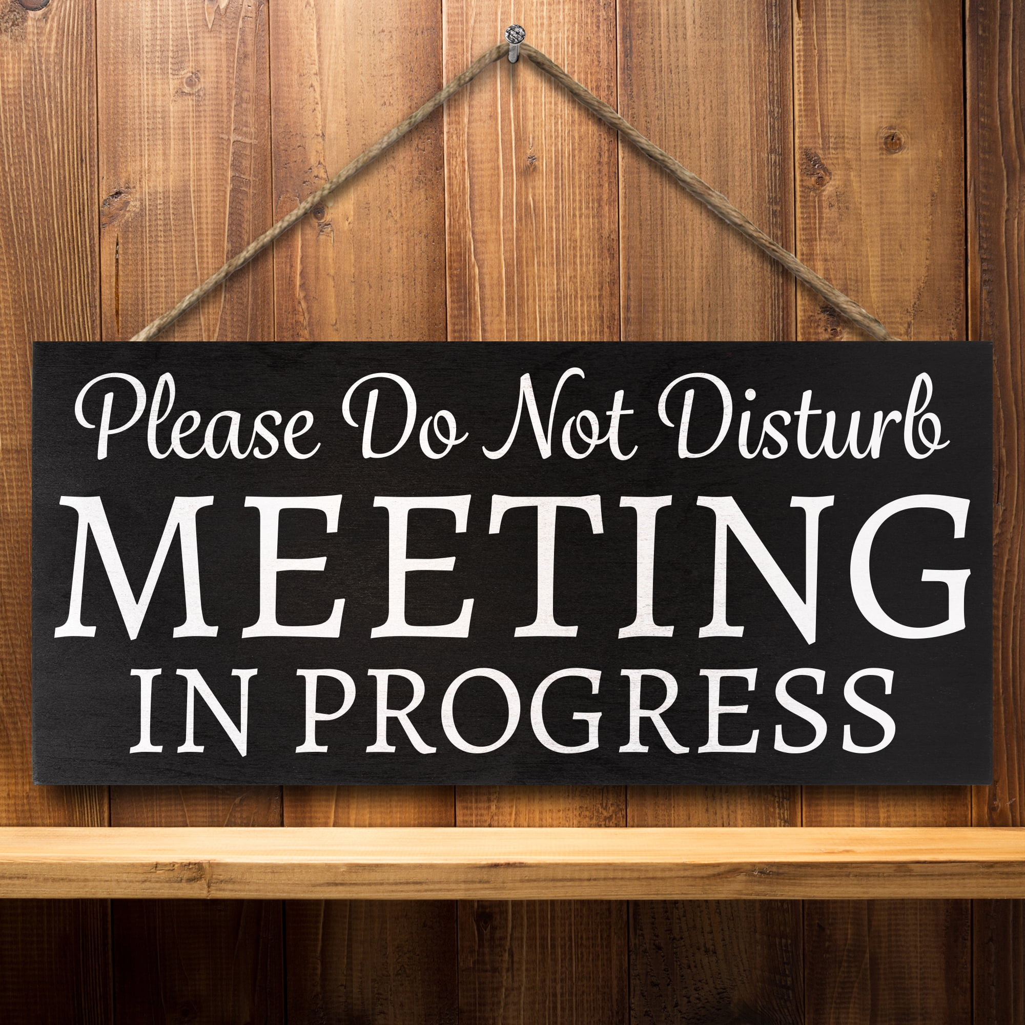 Do Not Disturb Meeting In Progress Sign