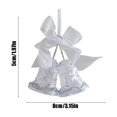 thumbnail image 3 of Puntoco Adornos de cristal para decoración navideña, diseño de escena de tienda navideña, colgantes de cortina para árbol de Navidad, 3 of 6