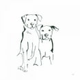thumbnail image 2 of Paschke, Chris 26x26 White Modern Wood Framed Museum Art Print Titled - Lovable Mutts IV, 2 of 4