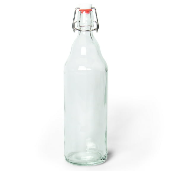 Brybelly 33 Oz Clear Glass Bottles
