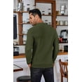 thumbnail image 3 of COOFANDY Men's Long Sleeve Lightweight Knit Polo Shirt - Fashion Casual Collared T-Shirt Sweater, 3 of 8