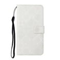 thumbnail image 2 of For Samsung Galaxy A36 5G 6.7" Ethnic Wind Embossed Strong Magnetic Attachment/Closure, Card Slots/Pocket, PU Leather Flip Wallet Case ﻿,White,For Galaxy A36 5G, 2 of 7