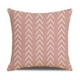 thumbnail image 3 of Boho Throw Pillow Covers - Set of 4 Decorative Farmhouse Pillow Cases for Living Room - Pillow Covers 18x18" for Couch Sofa Bed, Pink, 3 of 9