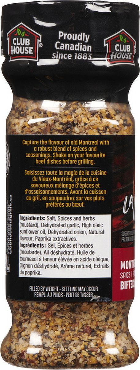 Club House La Grille Montreal Steak Seasoning, 188 g, 188g