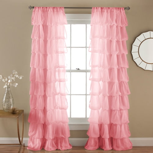 Olivia Window Curtains, Pink