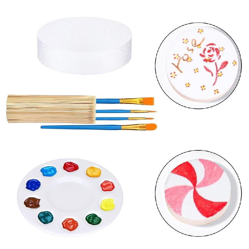 Safe Discs Childrens Art Craft Set for Creative Expression Educational Fun Learning