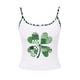 thumbnail image 5 of TaTaai Women's Casual St Patrick Day Top Sleeveless Printed U Neck Cami Solid Color Vest Soft Lightweight Spring Summer Daily Beach Wear Gift, 5 of 6