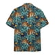 thumbnail image 4 of Camisa social Camisas de hombre de uso diario Blusa con estampado de tigre de manga corta con estampado de animales en 3D Camisetas casuales Ropa masculina de gran tamaño, 4 of 5