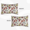 thumbnail image 2 of Sikiie London Landmark1 Print Plush Pillow Cover, Wrinkle-proof and Stain-resistant Pillow Protector without Pillow Core, Home Decoration-20"x30", 2 of 6
