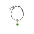 thumbnail image 2 of Delight Jewelry 10mm Lime Green Crystal Drop Lord Guide Me Charm Bead, 2 of 4