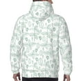 thumbnail image 5 of Hoodies for Men - Leaf print Long Sleeve Comfrt Men'S Fashion Hoodies & Sweatshirts, Sweatshirts for Men Hoodies Pullover Clothing Clothes with Pouch, 5 of 7