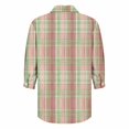 thumbnail image 5 of Endives Womens Button Down Shirt Long Sleeve Print Long Sleeve Shirts Ladies Blouses Womens Top Spring Outfit, 5 of 5