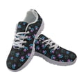 thumbnail image 2 of COEQINE Paw Purple Blue Women Sneakers Tennis Shoes Cat Dog Puppy Footprint Fashion Sport Gym Jogging Tennis Fitness Sneaker White Sole Girls Taining Athletic Footwear, 2 of 7