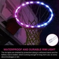 thumbnail image 3 of Luces LED de aro con control remoto con 4 modos y 16 colores, resistentes al agua para jugar al aire libre y mejorar el baloncesto nocturno, 3 of 8