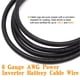 thumbnail image 4 of Cable de soldadura Taukealugs, calibre 6 AWG, cable UL1015, alimentación por batería, 4 of 8