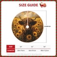 thumbnail image 2 of Haiem Cute Cow Sunflower Field Pattern Christmas Tree Skirt Merry Christmas Party Christmas Tree Decoration,New Year Decorations-36", 2 of 6