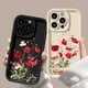 thumbnail image 2 of Fundas de silicona líquida para iPhone 15 Pro Max Funda iPhone 13 11 12 14 16 Pro XS X XR 7 8 Plus S 2020 2022 Funda a prueba de golpes con flores, 2 of 4