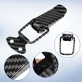 thumbnail image 3 of Unique Bargains Car Trunk Bumper Security Clips Quick Release Hook Carbon Fiber Pattern 80x28mm 2pcs, 3 of 7