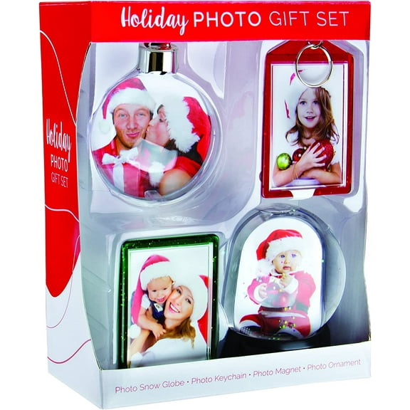Neil Enterprises Inc. 4-Piece Christmas Holiday Photo Gift Set