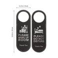 thumbnail image 3 of FUTUREORYY 54Pack Double Sided No Disturbing Door Hanger Decor with Cleaning Indicator 9.4*3.1in, 3 of 4