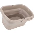 thumbnail image 2 of AVEKI Collapsible Storage Box, Fashionable Multipurpose Durable Handle Design Folding Camping Storage Basket Waterproof Large Capacity for Car for BBQ (Brown) 0517M, 2 of 8