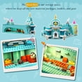 thumbnail image 5 of Hogokids Castle Dairy Bakery Store Building Set with LED Light, 1689 PCS City Street House Building Blocks Model Kit, Modular Architecture Display Set for Adults Teens 12+, 5 of 9