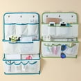 thumbnail image 3 of Walbest Wall Hanging Storage Organizer Multi-Pockets Soft Touch Oxford Cloth Daily Items Wall Hanging Storage Bag, 3 of 7