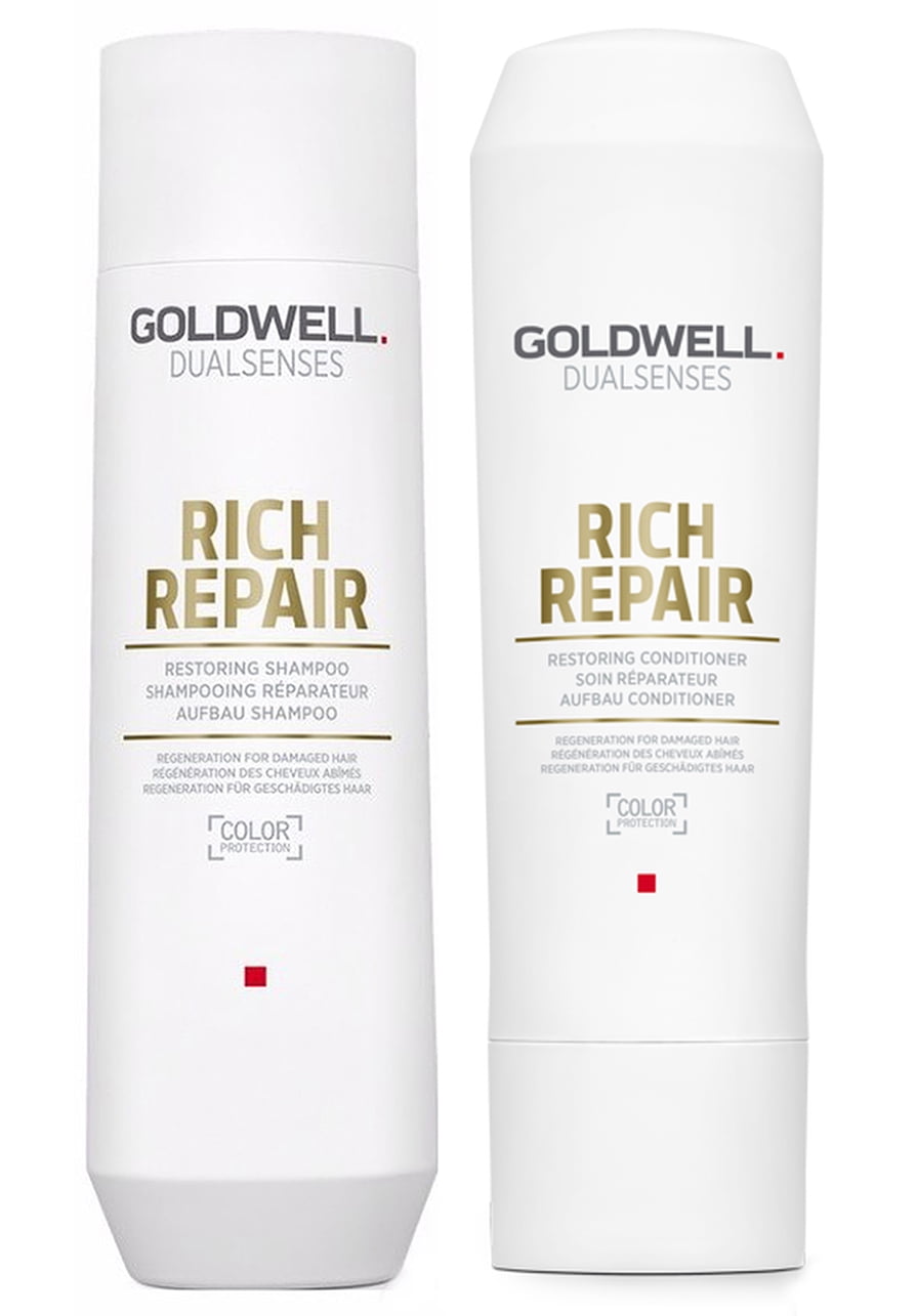 Topmøde vente Opdage Set B , Goldwell Kit -Dualsenses Rich Repair Restoring Shampoo &  Conditioner Hair Kit - Walmart.com
