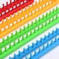 thumbnail image 4 of 4-Piece Long Knitting Loom Set, Weave Board with Crochet Hook Fits DIY Yarn Projects, 4 of 4
