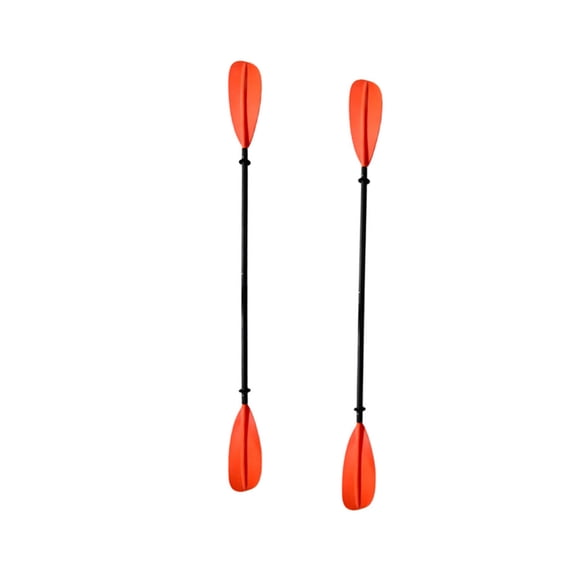 Water Trip Kayak Paddle with Two Ended Design and Black Shaft for Lake Boat Use, and Daily Board Outings