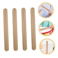 thumbnail image 4 of FUTUREORYY 4pcs Musical Instrument Finger Castanets Wood Claves Rhythm Training Home Use, 4 of 8