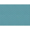 thumbnail image 1 of Ahgly Company Machine Washable Indoor Rectangle Transitional Bright Turquoise Blue Area Rugs, 4' x 6', 1 of 7