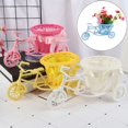 thumbnail image 3 of Small Tricycle Bicycle Flower Basket Vase Storage Home Office Table Desk Decor, 3 of 7