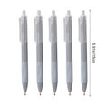 thumbnail image 5 of Under $1 5PCS Pens Set Gel Pens 5 Pcs 0.5mm Blacks Ink Pens Fine Point Smooths Writing Pens for Journaling Note Takings Cute Office Supplies Gifts 2ml, 5 of 6