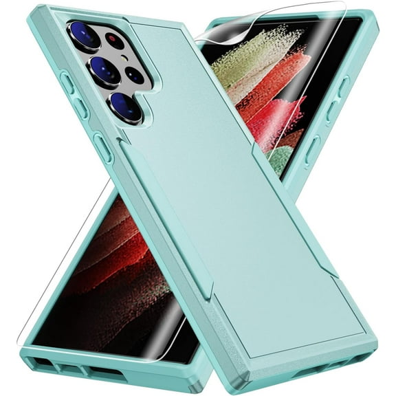 MYKOMI for Samsung Galaxy S23 Ultra Case,S23 Ultra Case,with HD Screen Protector [Military Grade Drop Tested] Heavy-Duty Tough Rugged Shockproof Protective Case for Galax S23 Ultra
