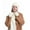 White, variant on SYMOID Women and Men Beige 3-Piece Winter Wool Beanie Scarf Gloves Set - Warm, Touchscreen Compatible, Ribbed Cuffs, Cold-Resistant for Adults,Size Free Size