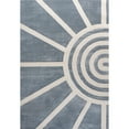 thumbnail image 4 of JONATHAN Y SANDSTONE 5 x 8 Area Rug, Aelius Scandinavian Abstract Sun Two-Tone - Blue/White, SND101C-5, 4 of 13