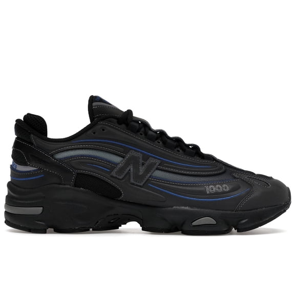 New Balance Men's 1000 Dark Grey Royal Blue Shoes, from StockX