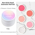 15mlNon Sticky Fast Drying Nail Extension Gel Easy To Shape And Paint For Nails Sexy Mix Ready