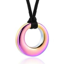 Cremation Jewelry Urn Necklace for Ashes for Women Men, Circle of Life Eternity Memorial Pendant Ash Jewelry