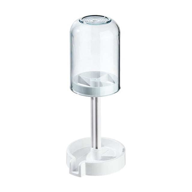 Three In One Toothbrush Cup Holder Storage Rack for Bathroom Organization - Mobility Friendly Draining Toothpaste Cup Rack