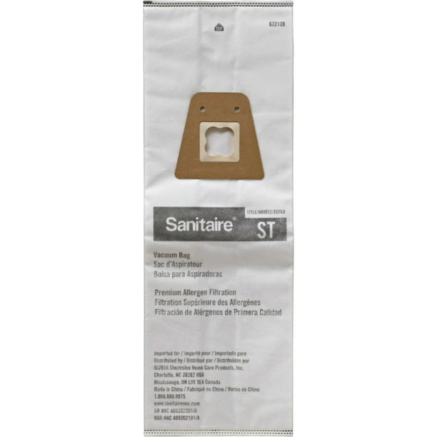 Electrolux Sanitaire Style ST Disposable Vacuum Bags for SC600 & SC800 Series, 50/Case Walmart