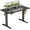 Black, variant on Betcozy 48'' Electric Stand up Desk, Adjustable Electric Computer Desk for Home Ofiice, Brown
