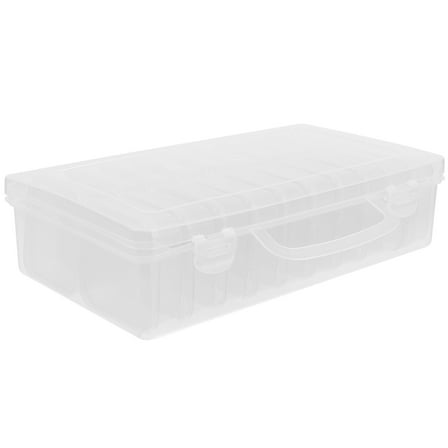 Hytrove Craft Storage Containers Beads Container White 1 Set