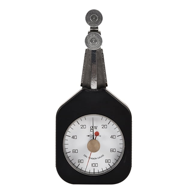 Medidor de tensión textil Tensiómetro textil Doble aguja Dial analógico Tensiómetro de pres Abanopi Medidor de tensión textil