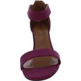 thumbnail image 3 of Style & Co. Womens Paycee  Faux Leather Stacked Heel Dress Sandals, 3 of 3